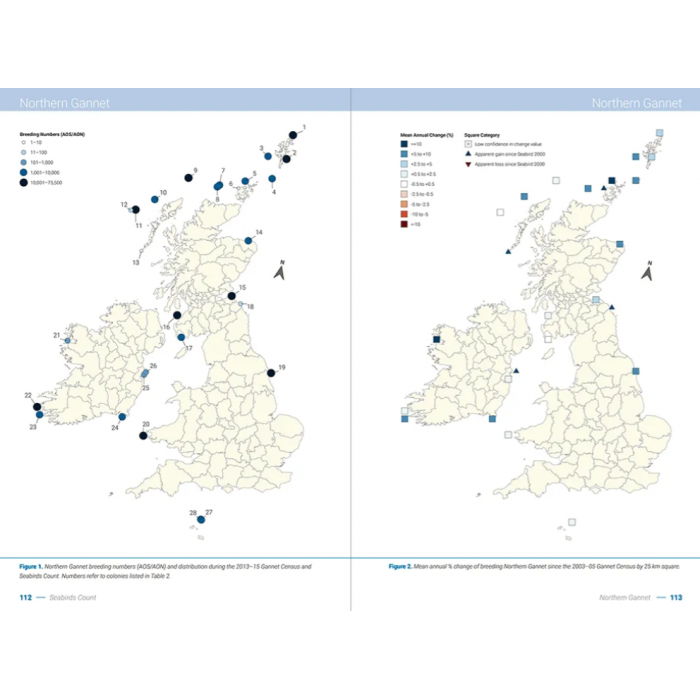 Knyga  "Seabirds Count" A census of breeding seabirds in Britain and Ireland (2015–2021)