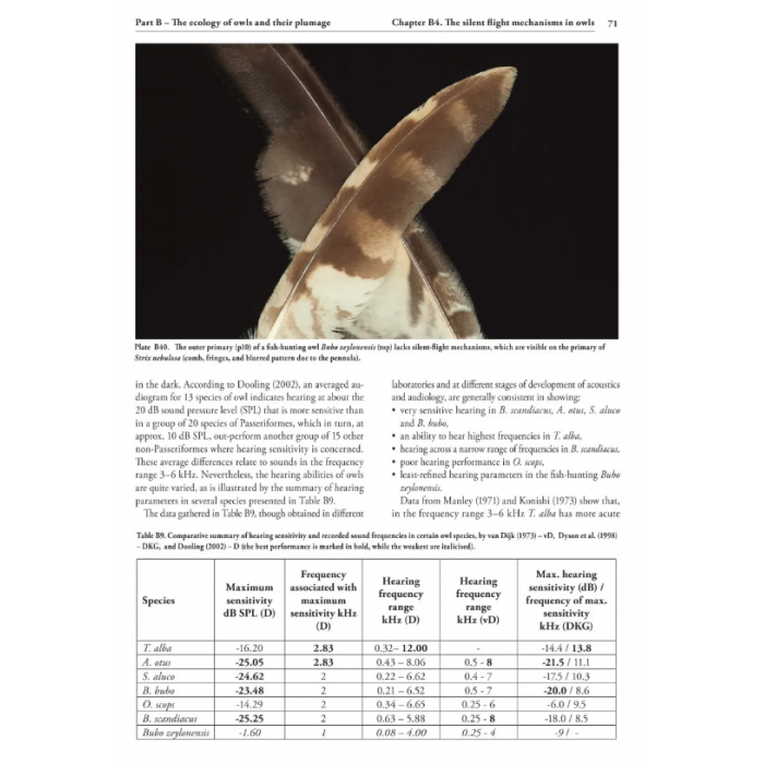 Knyga  "Feathers of European Owls Insights into Species Ecology and Identification"