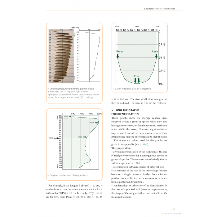 Knyga  "Feathers: An Identification Guide to the Feathers of Western European Birds"