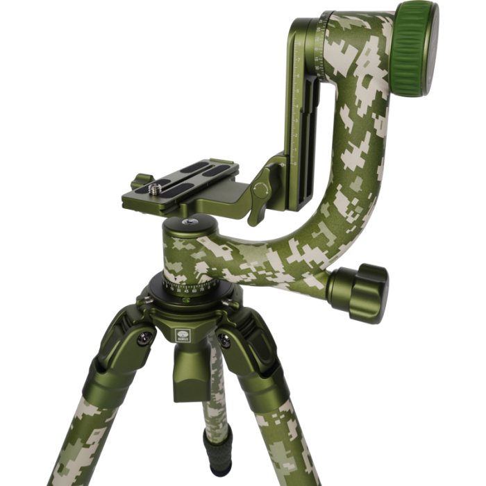 Trikojis Sirui CT-3204 + stovo galva CH20 Camouflage