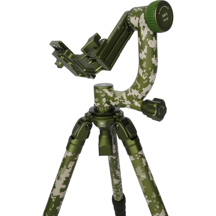Trikojis Sirui CT-3204 + stovo galva CH20 Camouflage