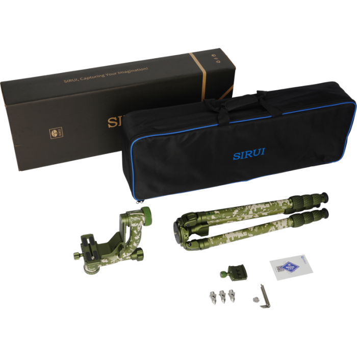 Trikojis Sirui CT-3204 + stovo galva CH20 Camouflage