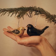 Eglutės žaisliukai „Strazdas ir Nykštukas“