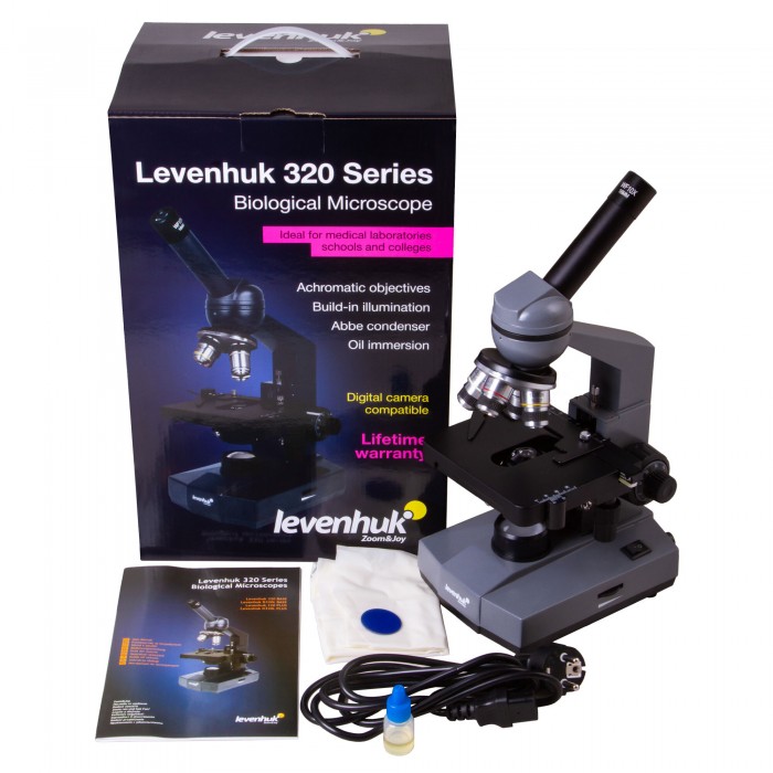 Mikroskopas Levenhuk 320 BASE