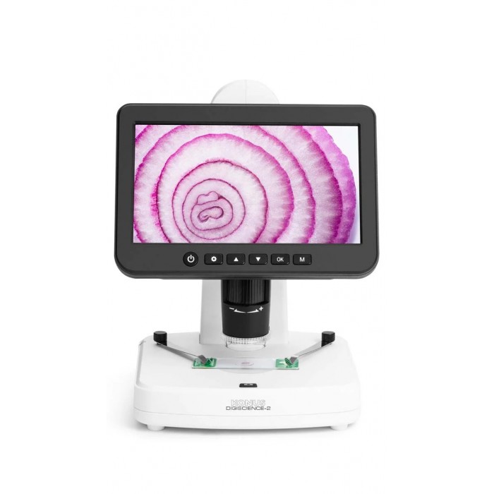 Skaitmeninis mikroskopas KONUS DIGISCIENCE-2  su 7″ IPS ekranu, 10–1200×