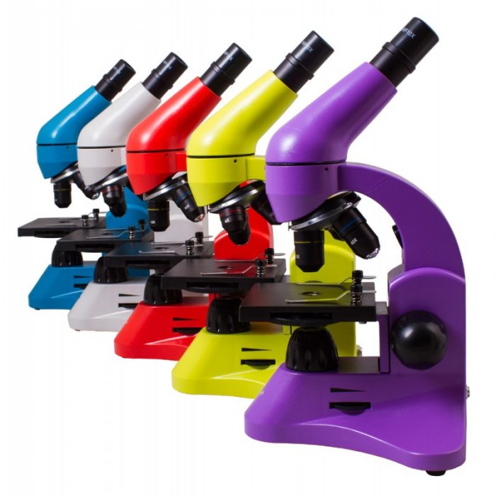 Mikroskopas Levenhuk Rainbow 50L Lime