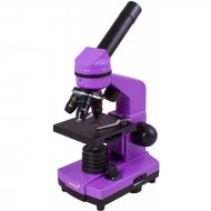Mikroskopas Levenhuk Rainbow 2L Plus Amethyst 64x - 640x su eksperimento komplektu 