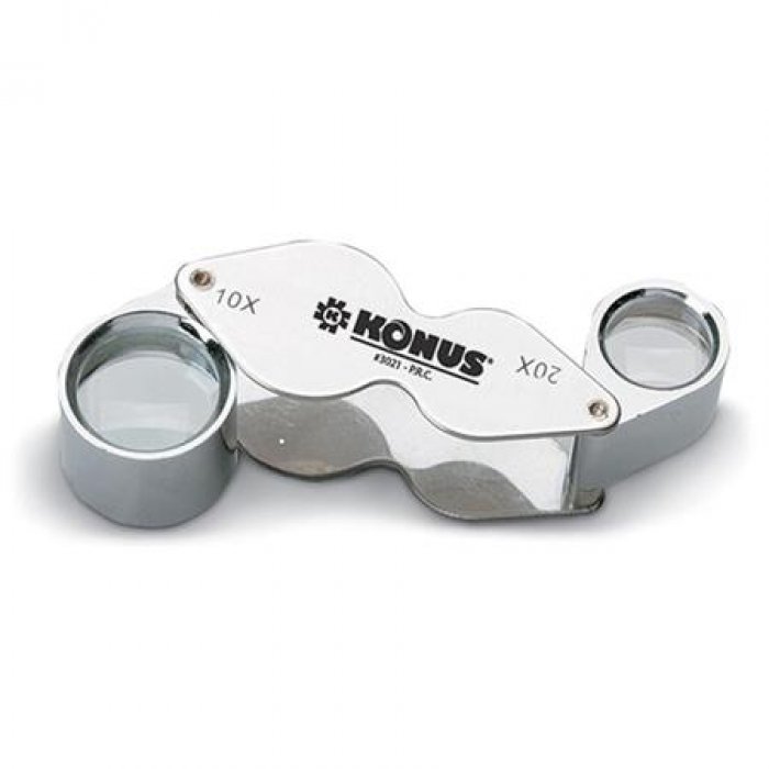 Didinamasis stiklas Linen tester 10-20x