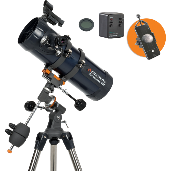 Teleskopas Celestron AstroMaster 114EQ MD