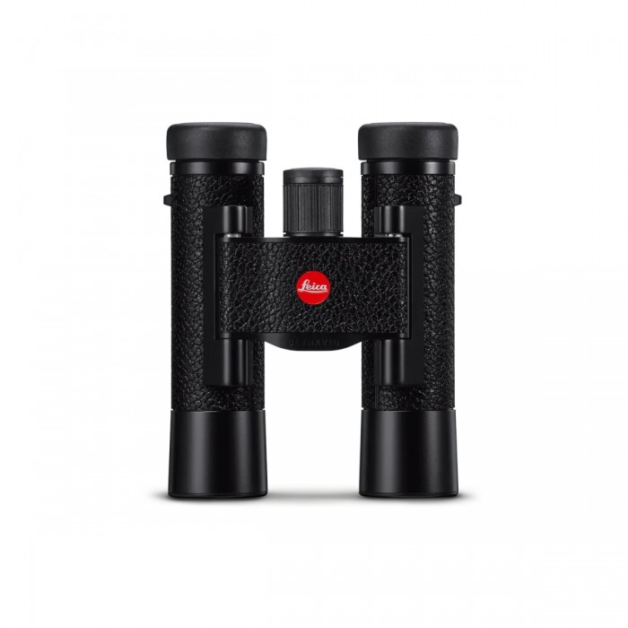Žiūronai Leica Ultravid 10x25 odiniai juodi