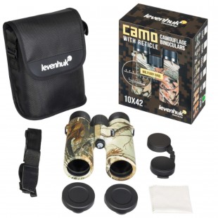  Žiūronai Levenhuk 10x42 Camo Maple