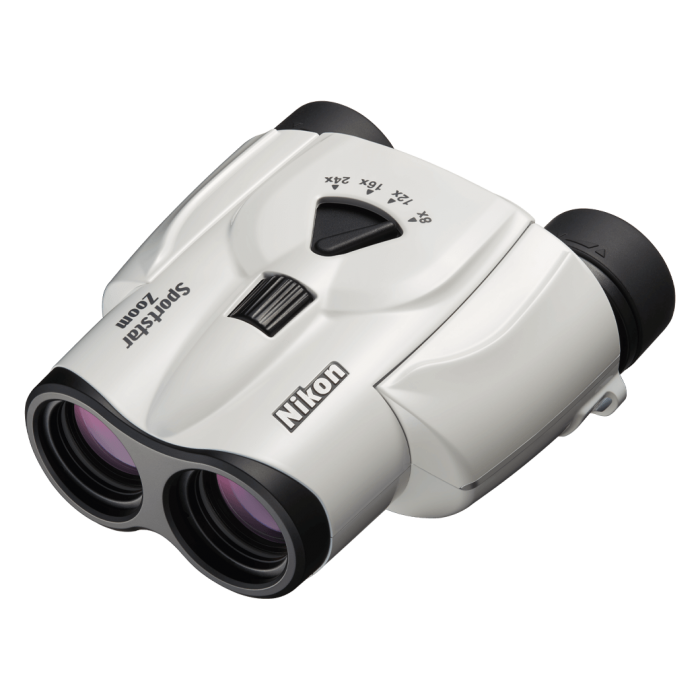 Žiūronai Nikon SPORTSTAR ZOOM 8-24x25 balti